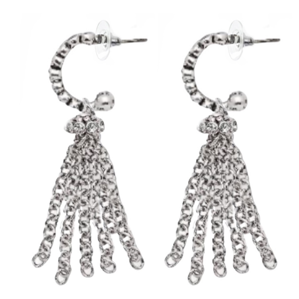 PREMIER DESIGNS • Girl’s Best Friend Four Way Style Earrings Huggie Hoops - Picture 4 of 9